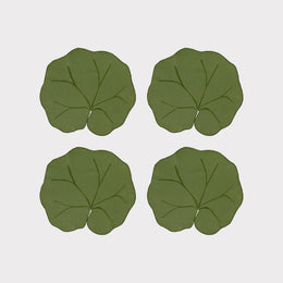 Sottobicchieri Foglia di Loto (set da 4)