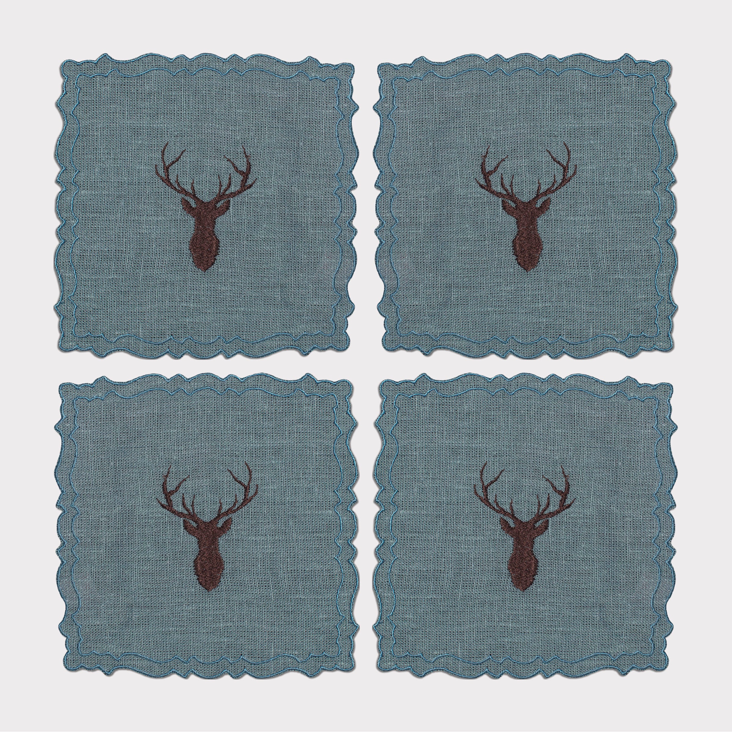 Mountain Deer Cake Coaster (Set of 4)
