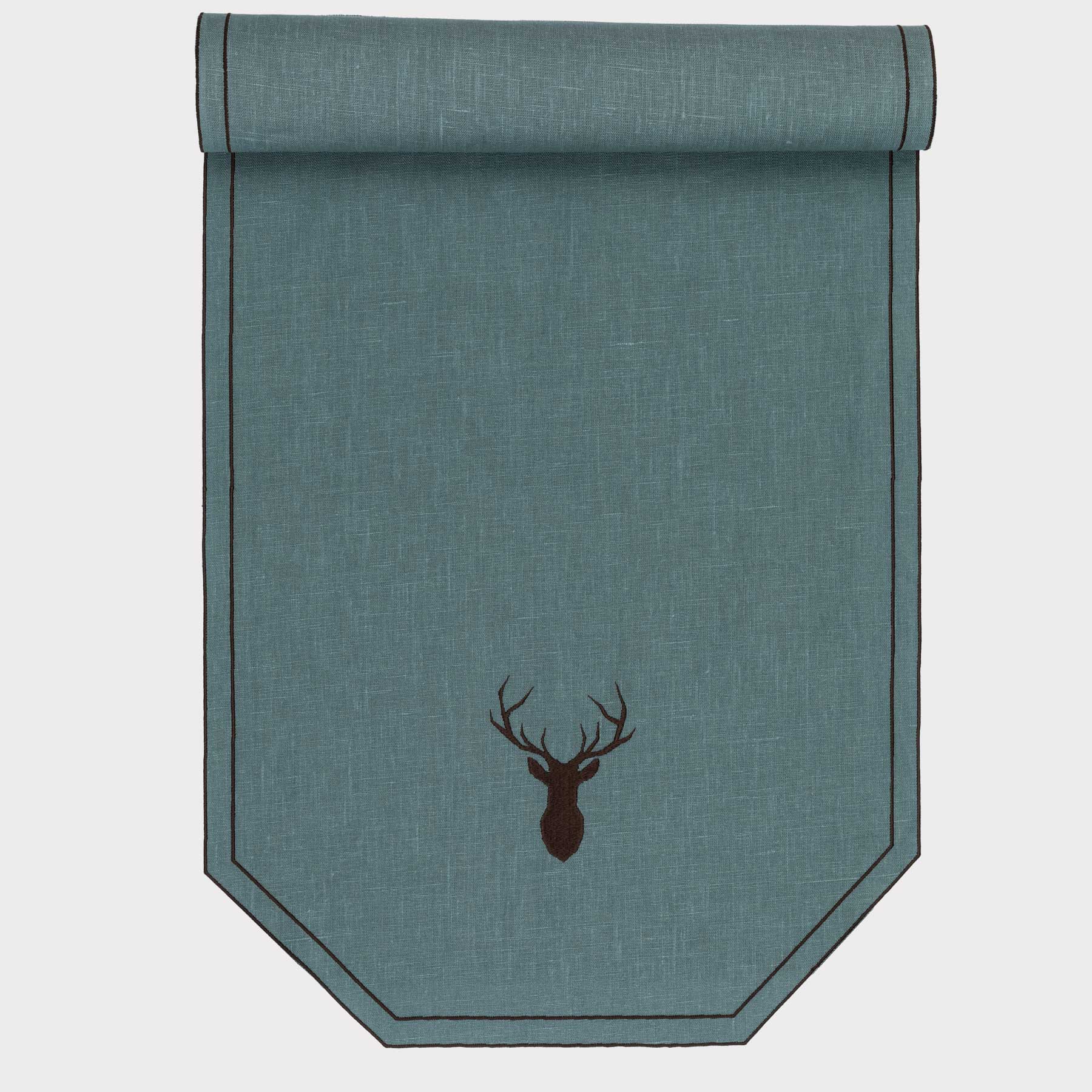 Mountain Deer Octagon Table Runner