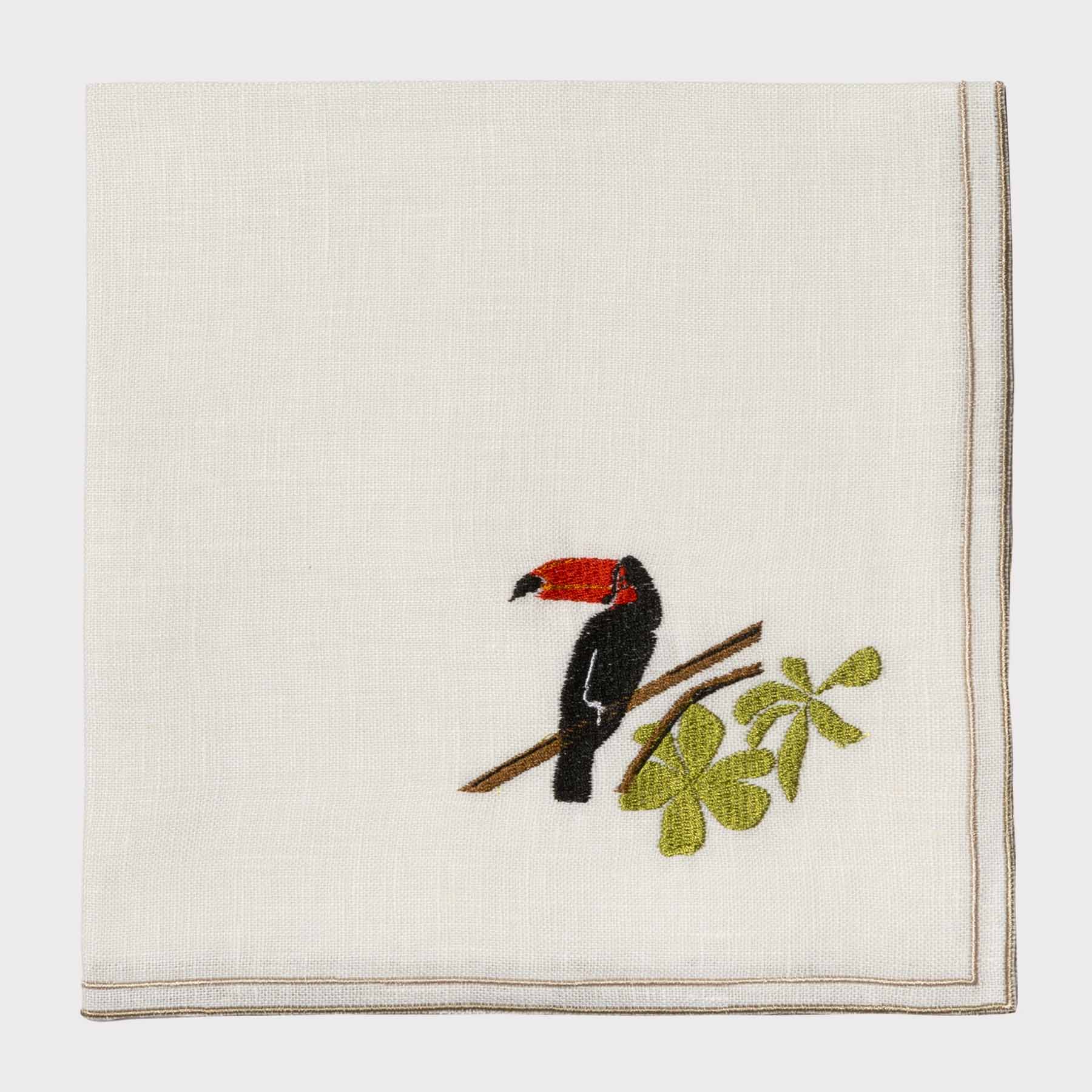Birds Doppio Quadro Napkin (Set of 6)