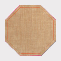 Tovaglietta Octagon in Rafia