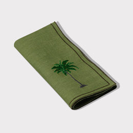 Palm Doppio Quadro Napkin