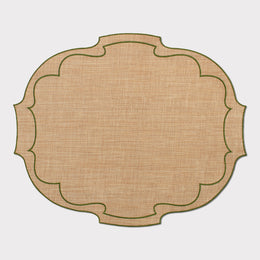Tovaglietta Parentesi Oval Rafia