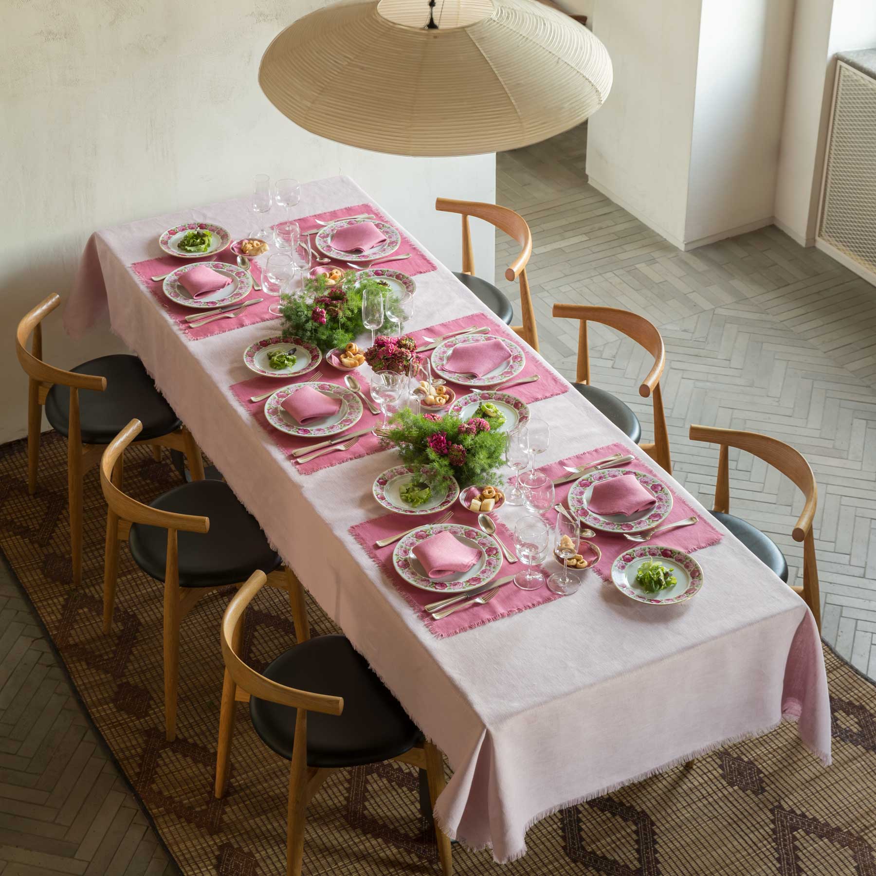 Pink Meadow Tablescape