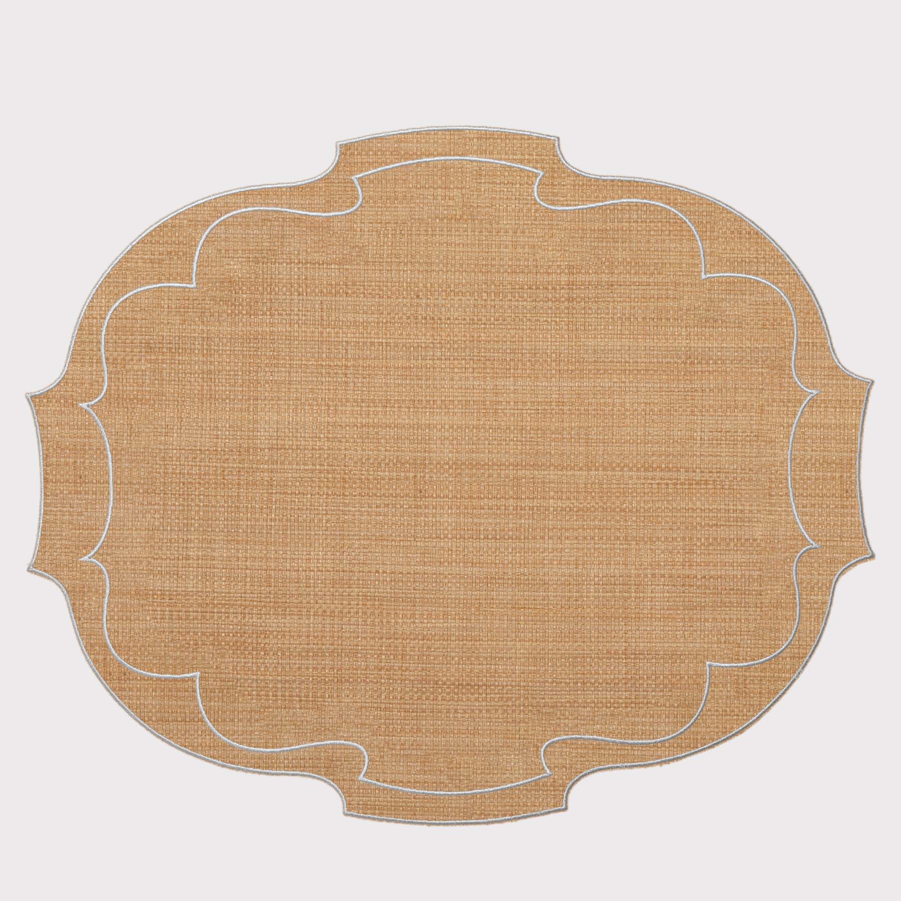 Raffia Parentesi Oval Placemat