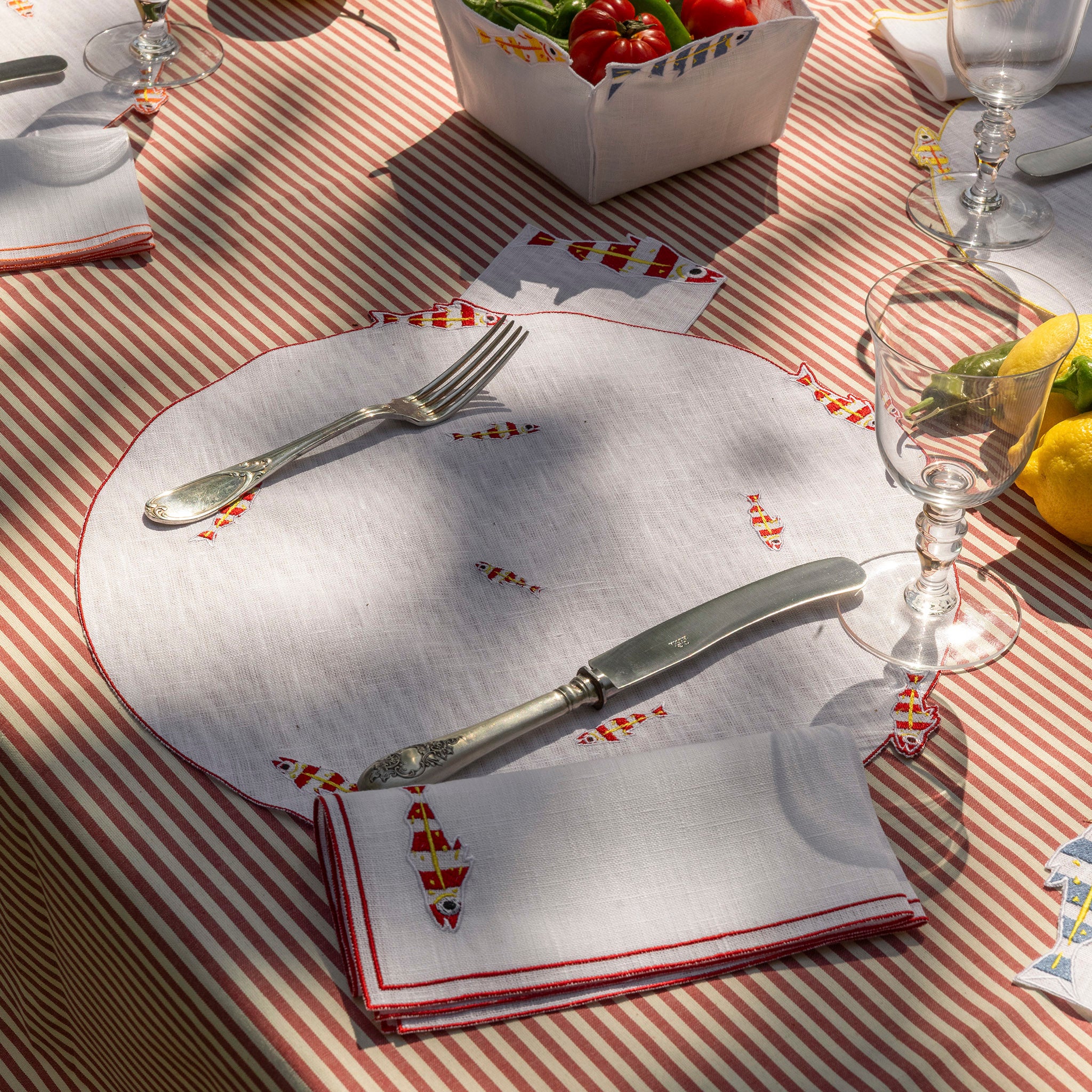 Sardina Round Placemat
