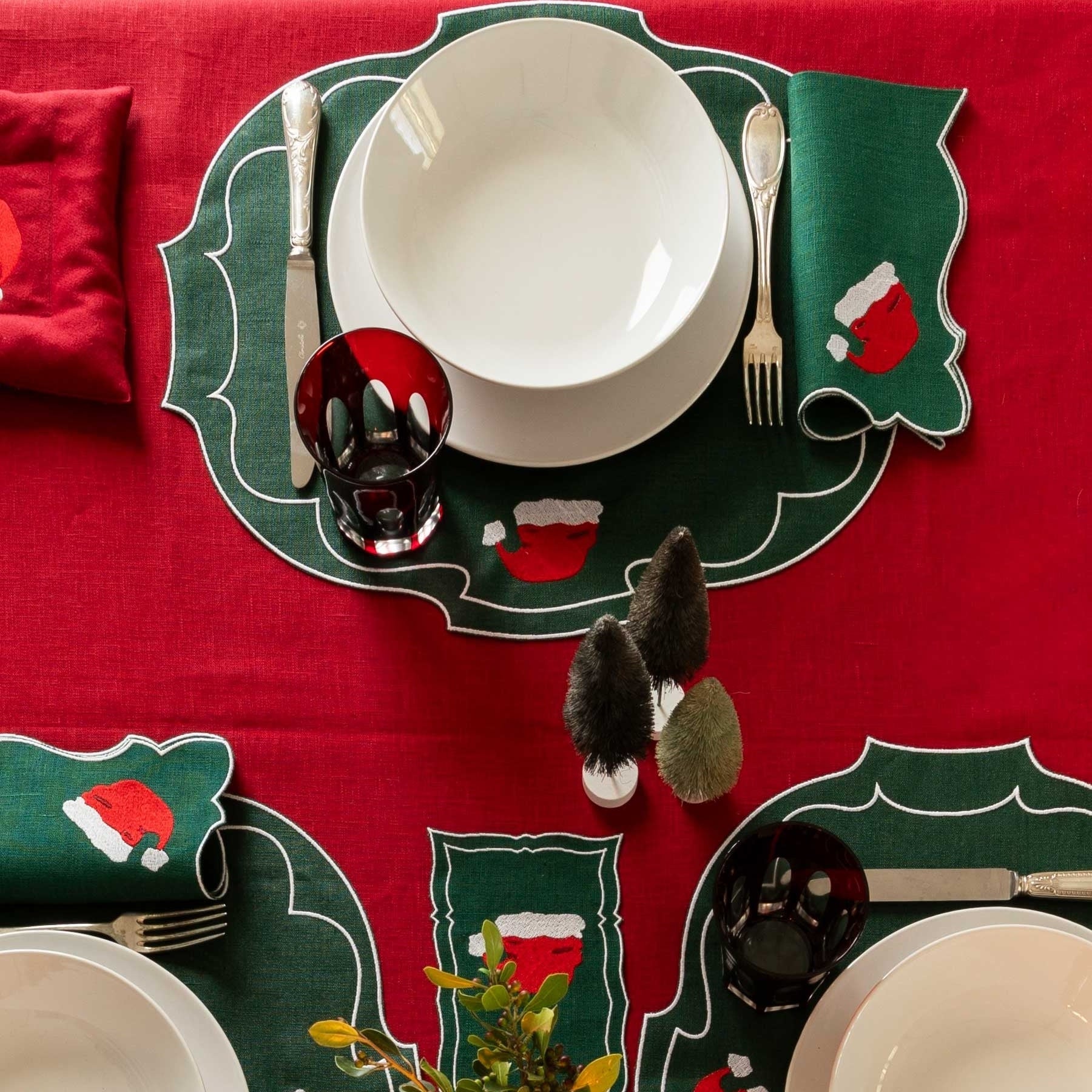 Santa Hat Angelina Napkin (Set of 2)
