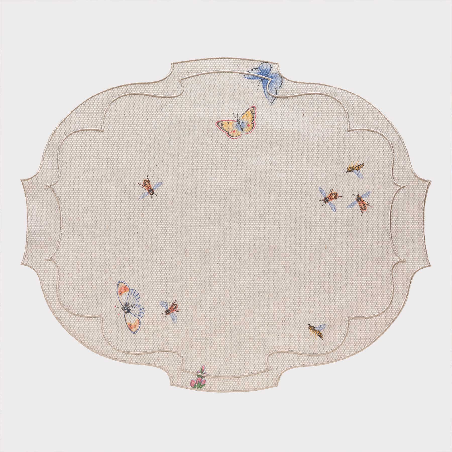 Spring Flight Parentesi Oval Placemat