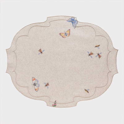 Spring Flight Parentesi Oval Placemat
