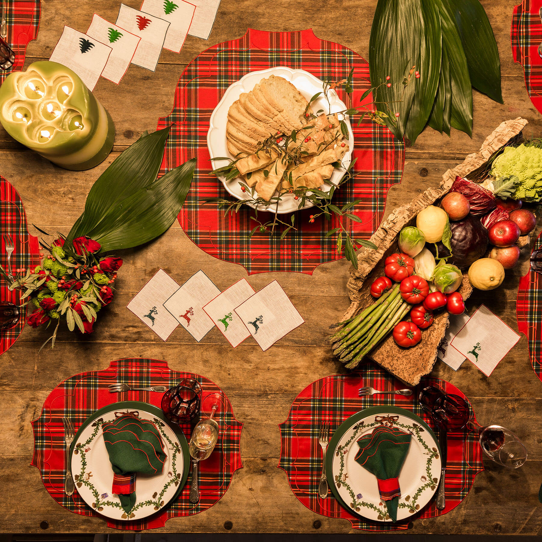 Merry Tartan Tablescape