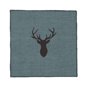 Square Deer Coaster