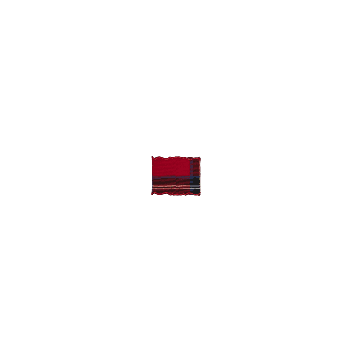 Porta tovagliolo tartan cardinal