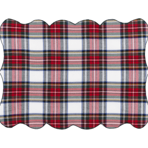 tovaglietta lea tartan bianco