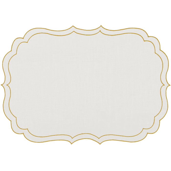 Ninette white and gold gold