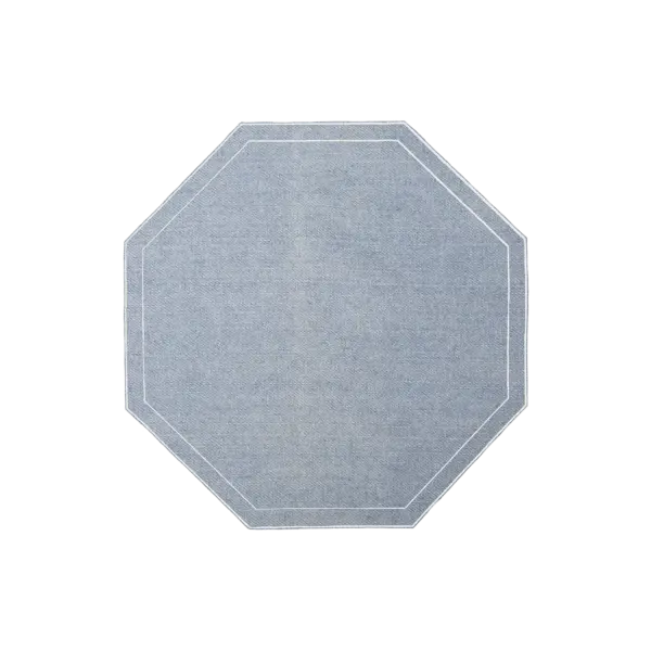 lagallinamatta tovaglietta octagon jeans lavato